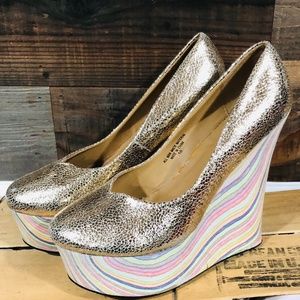 Platform Wedge Heel Shoe